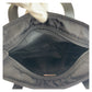 PRADA Tote Bag Nylon, Leather black Tote Bag handbag Test Triangle With logo Women Used Authentic