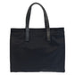 PRADA Tote Bag Nylon, Leather black Tote Bag handbag Test Triangle With logo Women Used Authentic