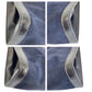 GUCCI Clutch bag Suede, Leather Navy black Clutch bag business bag Old Gucci Shelly Line mens Used Authentic