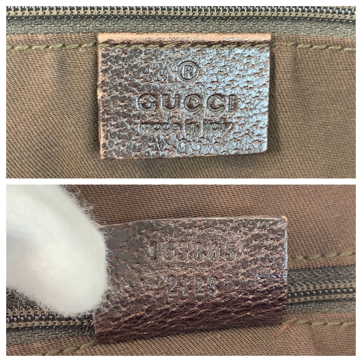 GUCCI Tote Bag 163805 GG canvas, leather Beige Brown Gold Metal Tote Bag Shoulder Bag Prince Shelley Line Women Used Authentic