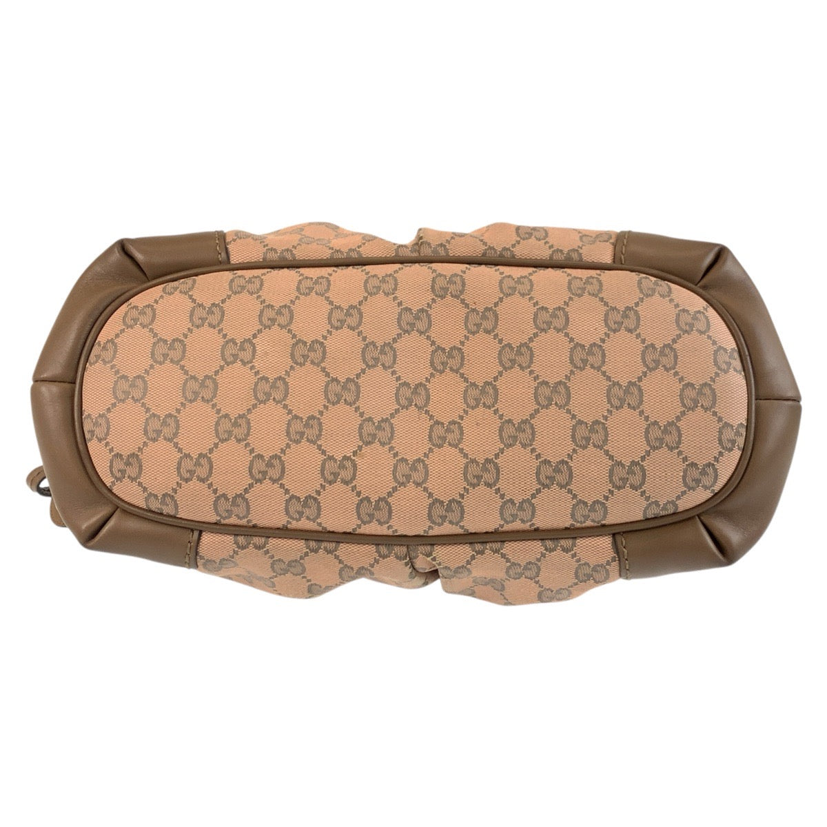 GUCCI Shoulder Bag 247902 GG canvas, leather Pink Brown Gold Metal Shoulder Bag Tote Bag 2way Sukey Women Used Authentic