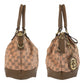 GUCCI Shoulder Bag 247902 GG canvas, leather Pink Brown Gold Metal Shoulder Bag Tote Bag 2way Sukey Women Used Authentic