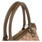 GUCCI Shoulder Bag 247902 GG canvas, leather Pink Brown Gold Metal Shoulder Bag Tote Bag 2way Sukey Women Used Authentic