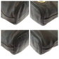 GUCCI Shoulder Bag 182491 leather Brown Gold Metal Interlocking Women Used Authentic