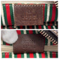 GUCCI Shoulder Bag 182491 leather Brown Gold Metal Interlocking Women Used Authentic