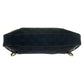 GUCCI Shoulder Bag 130738 GG canvas Black GoldMetal Abbey