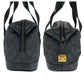 GUCCI Shoulder Bag 92734 GG canvas Black GoldMetal Shoulder Bag Boston Duffel bag Handbag Women Used Authentic
