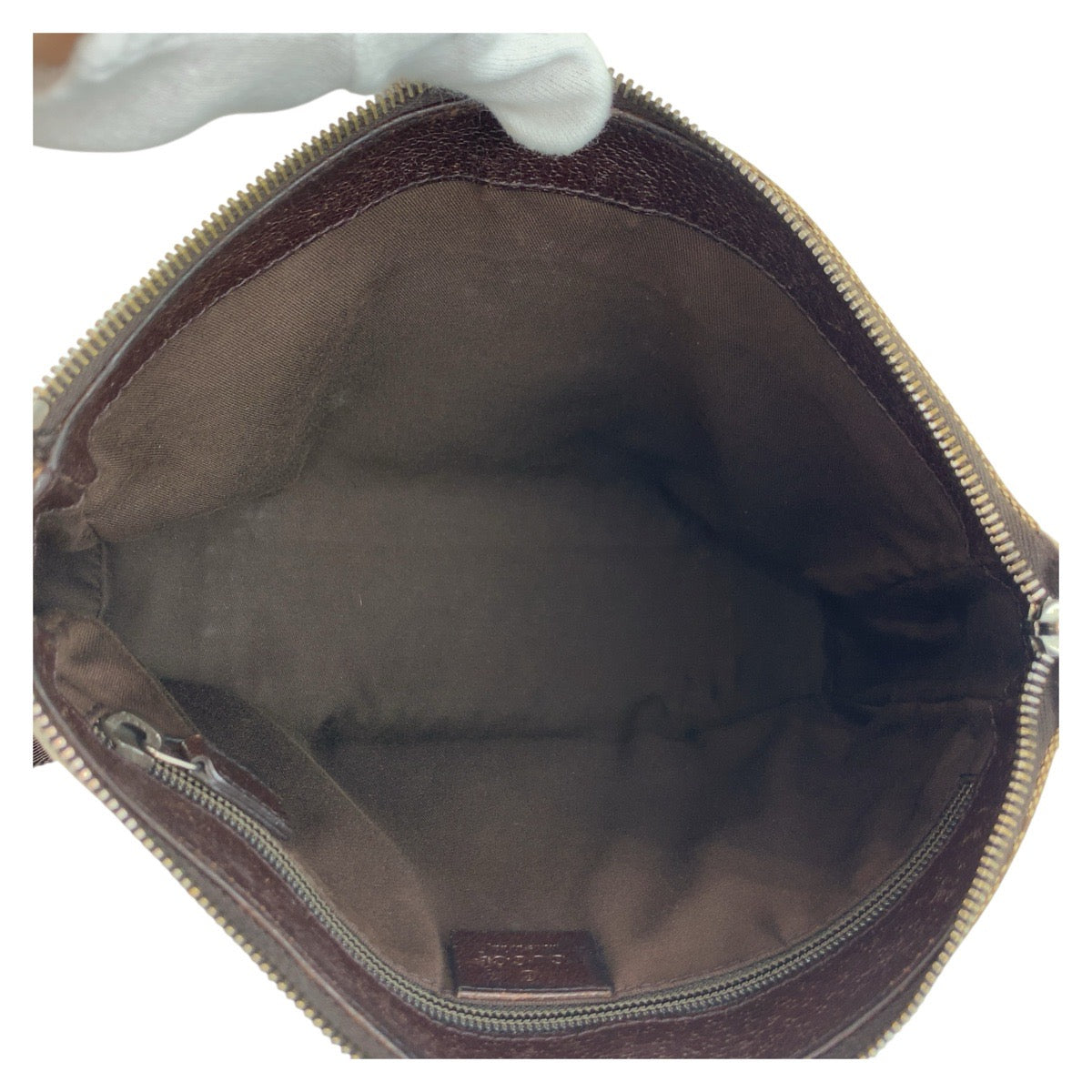 GUCCI Shoulder Bag 114273 GG canvas, leather Beige brown Shoulder Bag Messenger bag Women Used Authentic