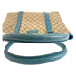 GUCCI Tote Bag 114288 GG Supreme canvas, leather Beige Blue SilverMetal Tote Bag Shoulder Bag Women Used Authentic