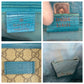 GUCCI Tote Bag 114288 GG Supreme canvas, leather Beige Blue SilverMetal Tote Bag Shoulder Bag Women Used Authentic