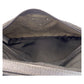 PRADA Clutch bag Nylon, Leather Black SilverMetal Clutch bag business bag pouch Testo Saffiano leather Triangle With logo mens Used Authentic