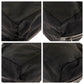PRADA Clutch bag Nylon, Leather Black SilverMetal Clutch bag business bag pouch Testo Saffiano leather Triangle With logo mens Used Authentic