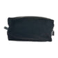 PRADA Clutch bag Nylon, Leather Black SilverMetal Clutch bag business bag pouch Testo Saffiano leather Triangle With logo mens Used Authentic