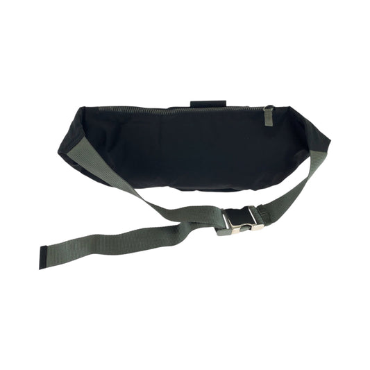 PRADA Waist bag 4VA056 Nylon Black SilverMetal Waist Bag Bum Bag PRADA Sports Women Used Authentic