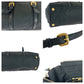 PRADA Shoulder Bag BN1607 Nylon Black GoldMetal Shoulder Bag Tote Bag Test logo Women Used Authentic
