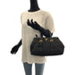 PRADA Shoulder Bag BN1607 Nylon Black GoldMetal Shoulder Bag Tote Bag Test logo Women Used Authentic