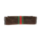 GUCCI Clutch bag Suede, Leather Brown Red Green GoldMetal Clutch bag business bag GUCCI PARFUMS Old Gucci Sherry Line Women Used Authentic