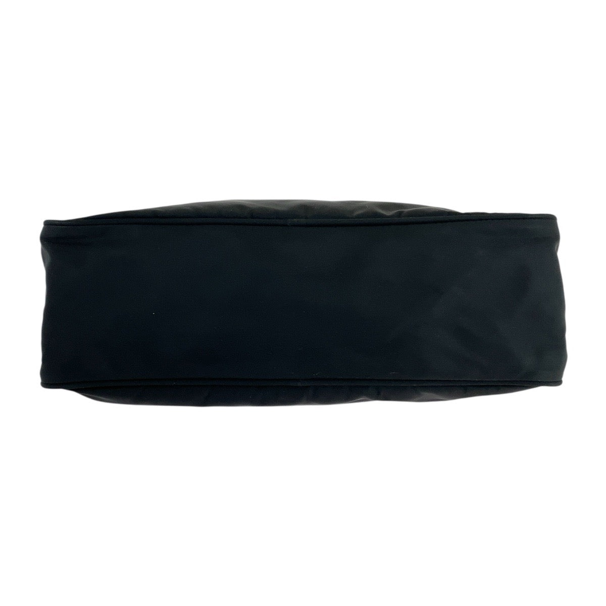 PRADA Shoulder Bag Nylon black Test Triangle With logo