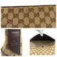 GUCCI Shoulder Bag 145857 GG canvas, leather Beige Brown SilverMetal Shoulder Bag Messenger bag Women Used Authentic