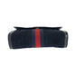 GUCCI Clutch bag 67 014 3088 Suede Navy Red Gold Metal Clutch bag business bag Old Gucci Women Used Authentic