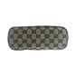 GUCCI Handbag 039 1103 GG canvas Beige Black Gold Metal Handbag accessory pouch Women Used Authentic