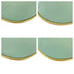 GUCCI Shoulder Bag 001 4186 canvas Green gold Hobo Shoulder Bag Sherry line Women Used Authentic