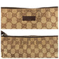 GUCCI Shoulder Bag 114273 GG canvas, leather Beige Brown SilverMetal Shoulder Bag Messenger bag Women Used Authentic