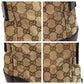 GUCCI Shoulder Bag 114273 GG canvas, leather Beige Brown SilverMetal Shoulder Bag Messenger bag Women Used Authentic
