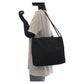PRADA Tote Bag Nylon Black SilverMetal Tote Bag Shoulder Bag Test Triangle With logo Women Used Authentic