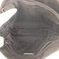 PRADA Tote Bag Nylon Black SilverMetal Tote Bag Shoulder Bag Test Triangle With logo Women Used Authentic