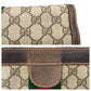 GUCCI Clutch bag 41 001 2825 28 GG Supreme canvas, leather Beige brown Clutch bag business bag Sherry Line Old Gucci mens(Unisex) Used Authentic