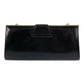 GUCCI Shoulder Bag leather Black GoldMetal ChainShoulder Bag Old Gucci Women Used Authentic