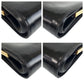 GUCCI Shoulder Bag leather Black GoldMetal ChainShoulder Bag Old Gucci Women Used Authentic