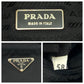 PRADA Shoulder Bag Nylon Black SilverMetal Test Triangle With logo