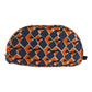 PRADA Backpack Nylon, Leather Orange Navy SilverMetal Backpack Backpack Test Triangle With logo Women Used Authentic