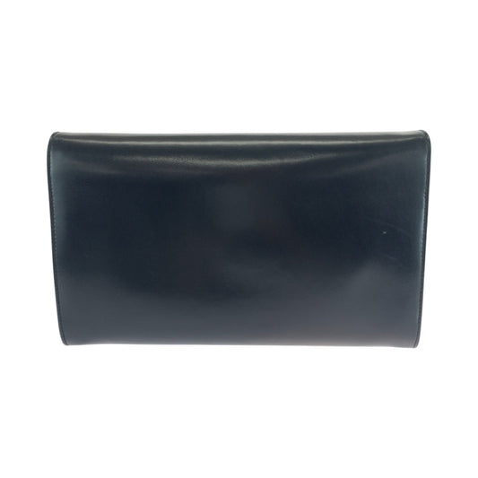 GUCCI Shoulder Bag 26 004 0297 leather Black GoldMetal Shoulder Bag Clutch bag 2way Old Gucci Women Used Authentic
