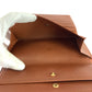 LOUIS VUITTON Long Wallet Purse M61217 PVC Brown Gold Metal Long Wallet Purse Tri-fold Wallet Monogram Portefeuille International Women Used Authentic