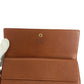 LOUIS VUITTON Long Wallet Purse M61217 PVC Brown Gold Metal Long Wallet Purse Tri-fold Wallet Monogram Portefeuille International Women Used Authentic