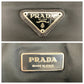 PRADA Business bag Nylon, Leather Black SilverMetal Business bag briefcase Test Triangle With logo mens Used Authentic