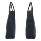PRADA Tote Bag Nylon, Leather Black SilverMetal Tote Bag Shoulder Bag Business bag Test Triangle With logo mens Used Authentic
