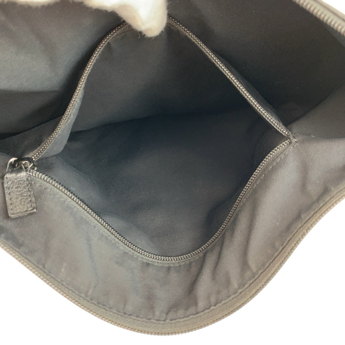 GUCCI Shoulder Bag 190628 Nylon, Leather Black SilverMetal Shoulder Bag Messenger bag GG pattern mens Used Authentic