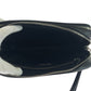 PRADA Clutch bag leather Black SilverMetal Clutch bag business bag Safiano leather logo mens Used Authentic