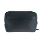 PRADA Clutch bag leather Black SilverMetal Clutch bag business bag Safiano leather logo mens Used Authentic