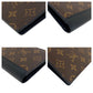 LOUIS VUITTON Long Wallet Purse M69410 PVC Brown Black SilverMetal Long Wallet Purse Monogram Macasa Portefeuille Braza mens Used Authentic