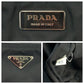 PRADA Tote Bag Nylon Black SilverMetal Test Triangle With logo