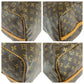 LOUIS VUITTON Boston Duffel bag M41412 PVC, Leather Brown Gold Metal Boston Duffel bag Shoulder Bag 2way Monogram Keepall  bandouliere60 mens(Unisex) Used Authentic