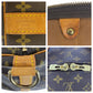 LOUIS VUITTON Boston Duffel bag M41412 PVC, Leather Brown Gold Metal Boston Duffel bag Shoulder Bag 2way Monogram Keepall  bandouliere60 mens(Unisex) Used Authentic