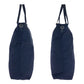 PRADA Tote Bag Nylon Navy SilverMetal Tote Bag Shoulder Bag 2way Test Triangle With logo Women Used Authentic