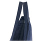 PRADA Tote Bag Nylon Navy SilverMetal Tote Bag Shoulder Bag 2way Test Triangle With logo Women Used Authentic