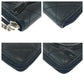 CHANEL Long Wallet Purse Leather, Patent Leather Black Silver Metal Long Wallet Purse Cambon line COCO Mark Women Used Authentic